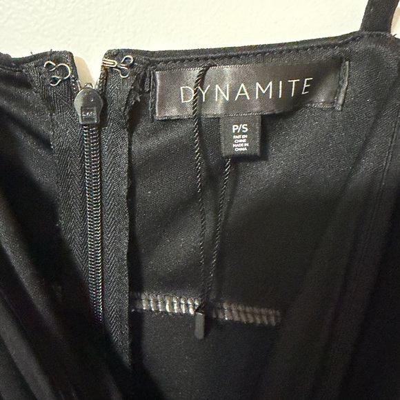 Dynamite v-neck bodycon midi cami dress black size small - Picture 4 of 12